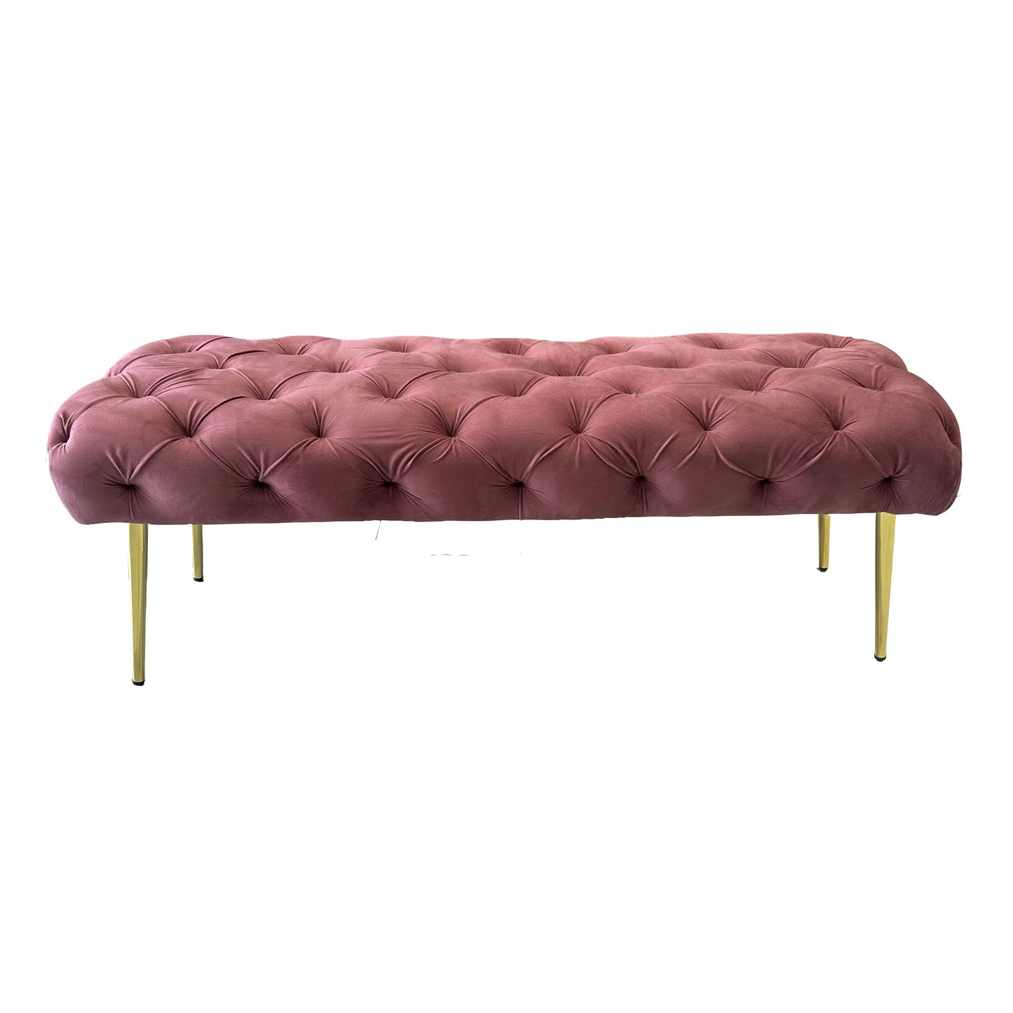 Luxe Velvet Tufted Bench Ottoman - Premium Ottoman from ARMORI - Just Rs. 12499! Shop now at ARMORI