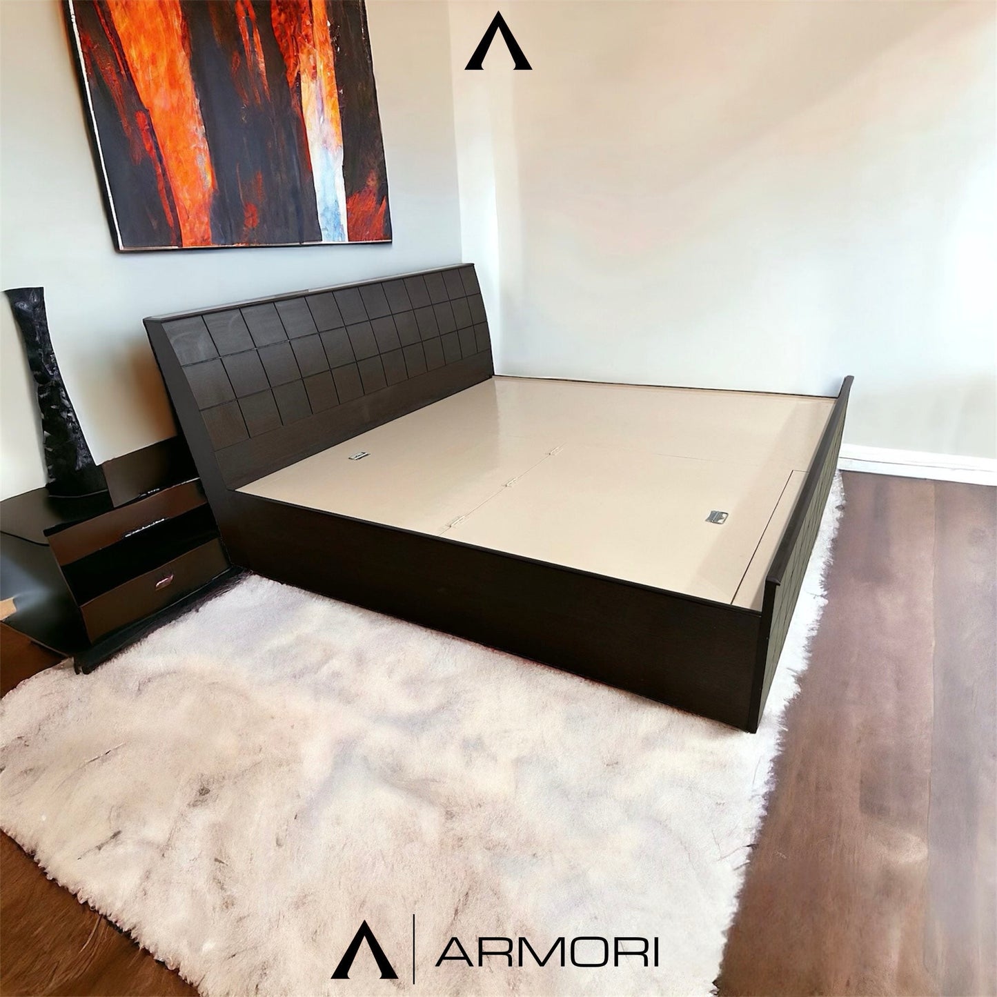 CHECKS Bed - Premium Bed from ARMORI - Just Rs. 55000! Shop now at ARMORI