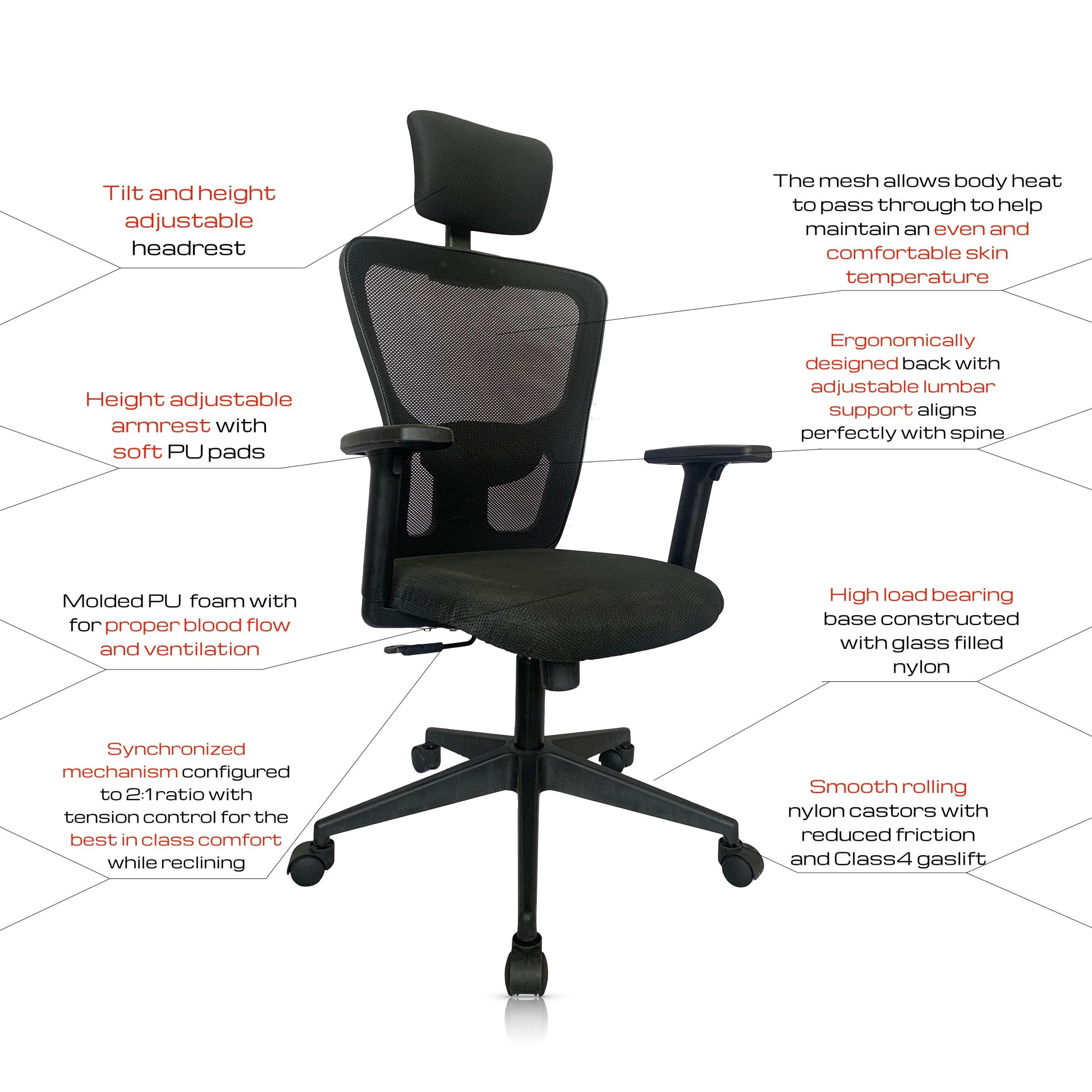 FORGE Chair - Premium Ergonomic chair from ARMORI - Just Rs. 8499! Shop now at ARMORI