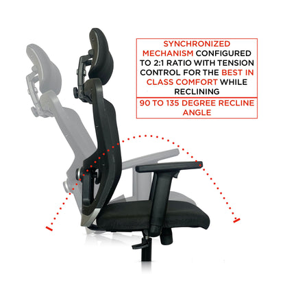 FORGE Chair - Premium Ergonomic chair from ARMORI - Just Rs. 8499! Shop now at ARMORI